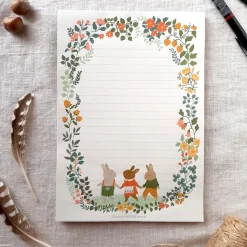 Cecile Berrube Rabbits Notepad|Cottontails Baby