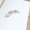 Cottontails handmade card - field mouse|Cottontails Baby
