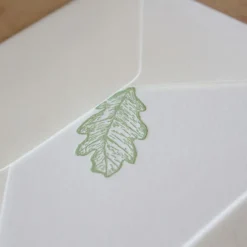 Cottontails handmade card - oak leaf|Cottontails Baby New