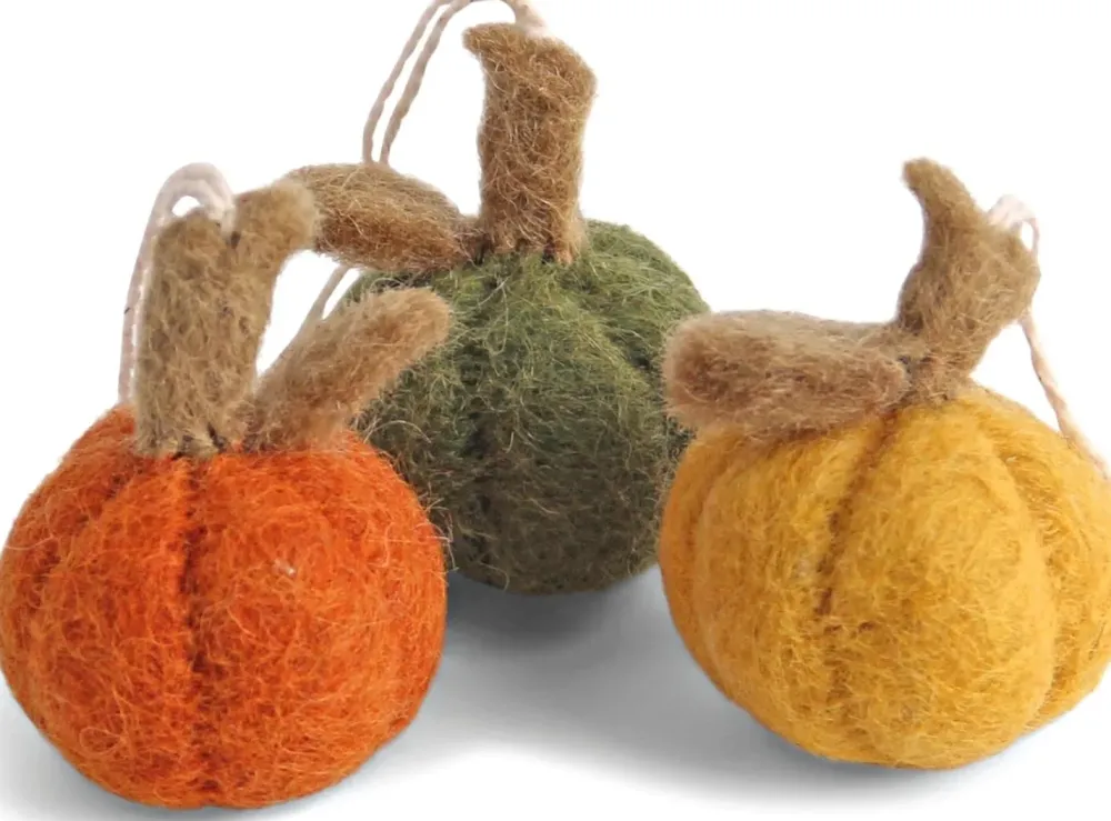 En Gry & Sif - three tiny handmade pumpkins|Cottontails Baby Hot