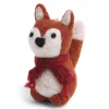 En Gry & Sif fox with red scarf felt fox|Cottontails Baby Hot