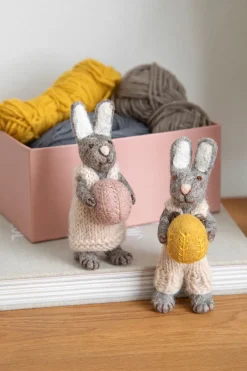En Gry & Sif little grey rabbit - lavender egg|Cottontails Baby Outlet