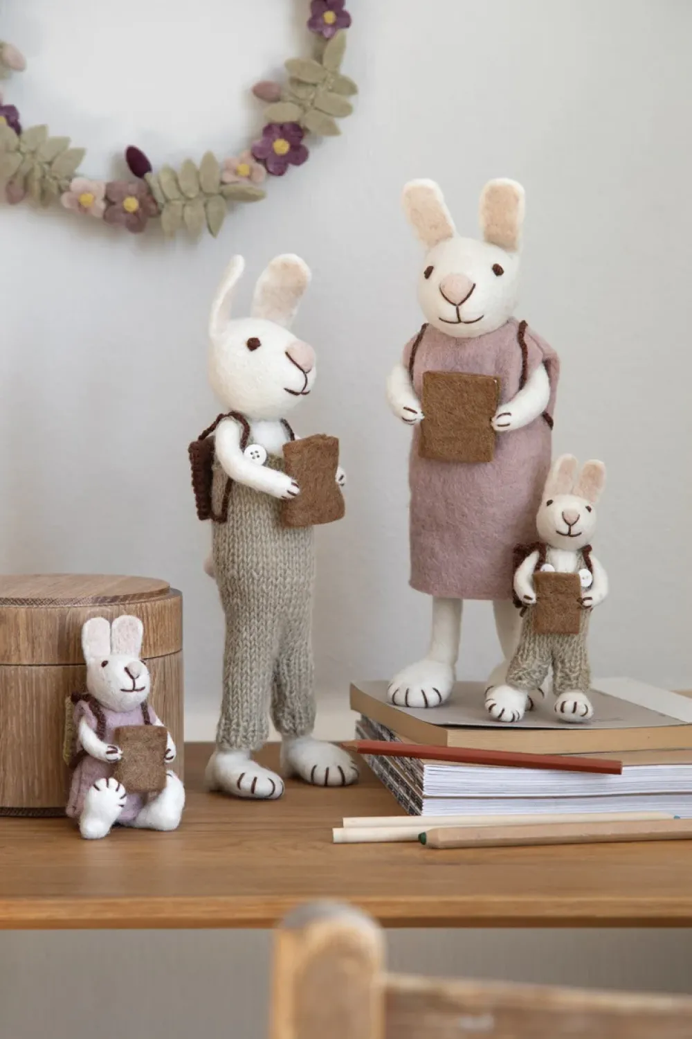 En Gry & Sif little white hare - school boy|Cottontails Baby Discount