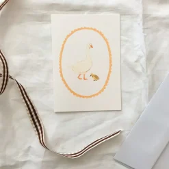 Goose & gosling card|Cottontails Baby