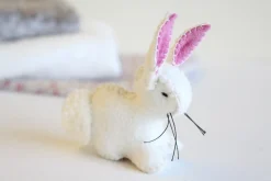 Handmade little felt rabbit - white|Cottontails Baby New