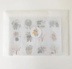 Handmade Paper Stickers - Spring|Cottontails Baby Hot