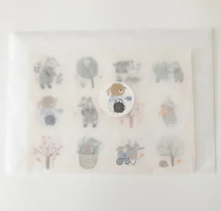 Handmade Paper Stickers - Spring|Cottontails Baby Hot