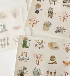 Handmade Paper Stickers - Spring|Cottontails Baby Hot