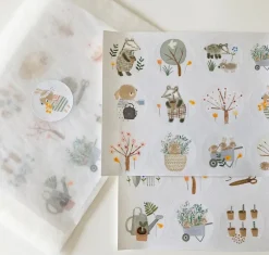 Handmade Paper Stickers - Spring|Cottontails Baby Hot