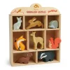 Little wooden woodland animal collection - 8 animals and shelf|Cottontails Baby Online