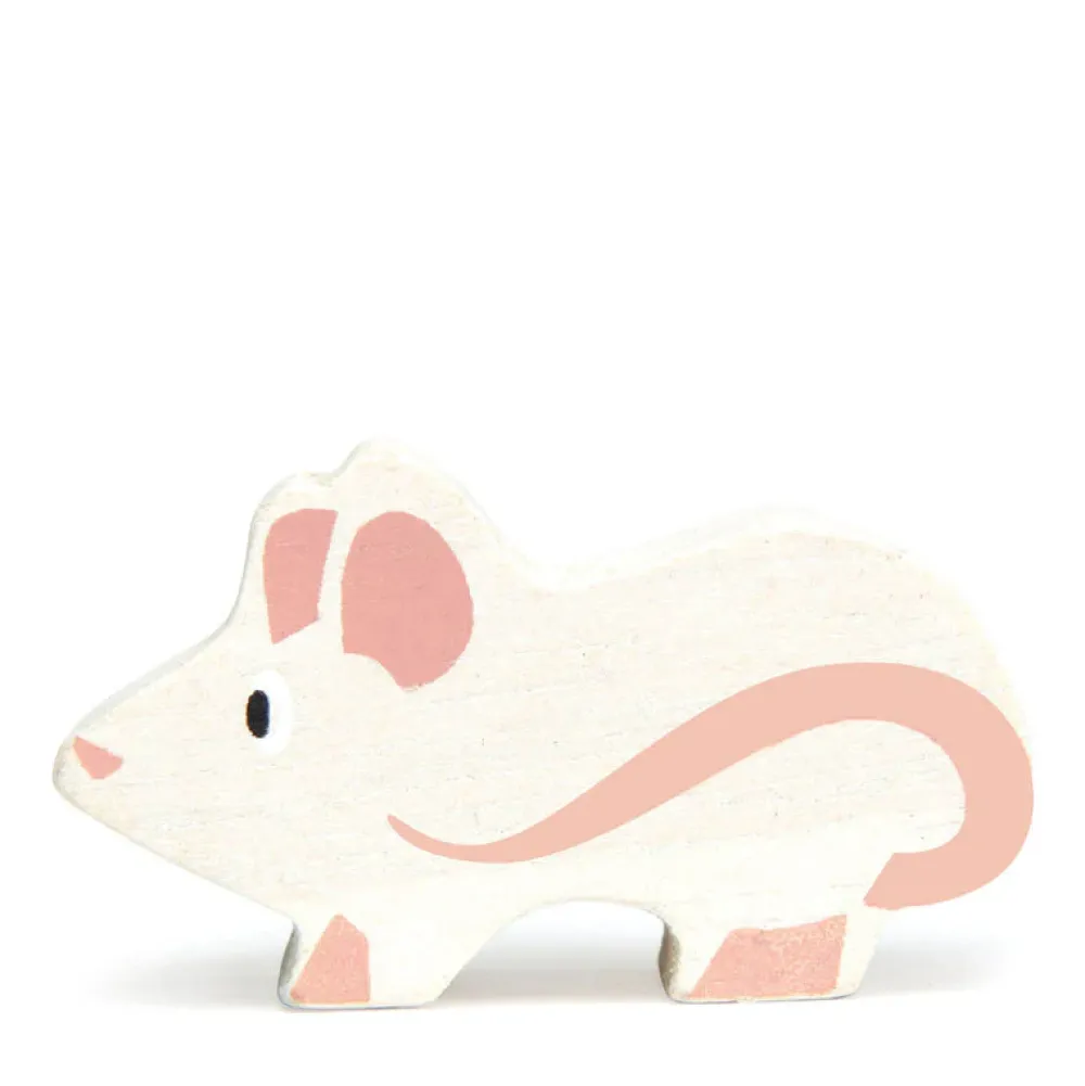 Little wooden woodland animal - mouse|Cottontails Baby