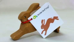 Little wooden woodland animal - leaping hare|Cottontails Baby Discount
