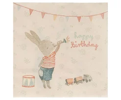 Maileg Paper Napkins - Happy Birthday Bunny|Cottontails Baby Discount