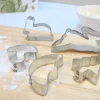 Mini biscuit cutters - bunnies / toadstool / tree / moon|Cottontails Baby Clearance