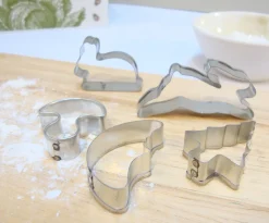 Mini biscuit cutters - bunnies / toadstool / tree / moon|Cottontails Baby Clearance