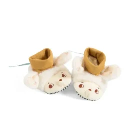 Moulin Roty Apres la Pluie baby slippers - sheep|Cottontails Baby New