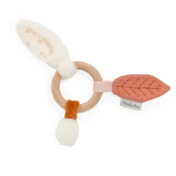 Moulin Roty bunny ears rattle & teether|Cottontails Baby Sale