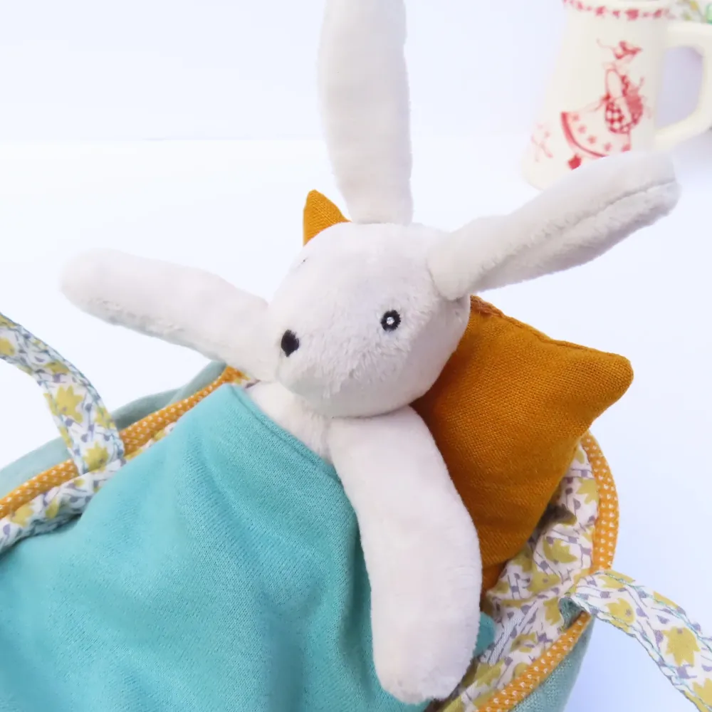 Moulin Roty Bunny in a Carry Cot|Cottontails Baby Sale