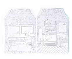Moulin Roty Dance School Colouring & Sticker Book|Cottontails Baby New
