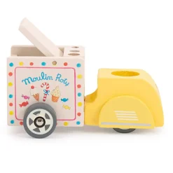 Moulin Roty Grand Family Wooden Ice Cream Cart|Cottontails Baby Discount