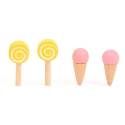 Moulin Roty Grand Family Wooden Ice Cream Cart|Cottontails Baby Discount
