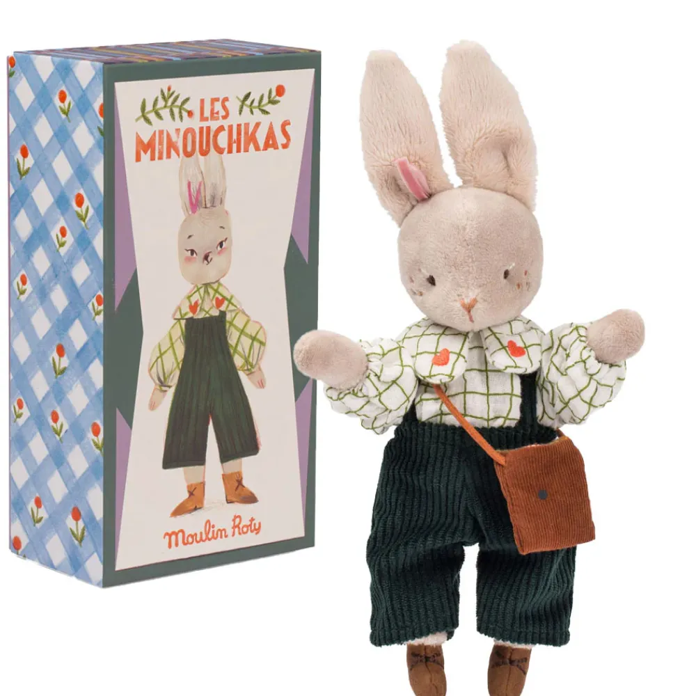 Moulin Roty Les Minouchkas Nine the Rabbit|Cottontails Baby New