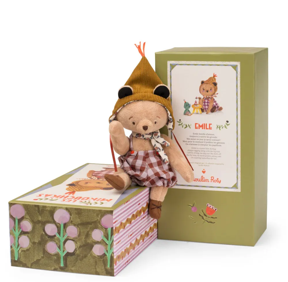 Moulin Roty Les Minouchkas Emile the Bear Cub|Cottontails Baby New
