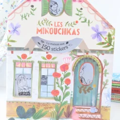 Moulin Roty Minouchkas Colouring & Sticker Book|Cottontails Baby New