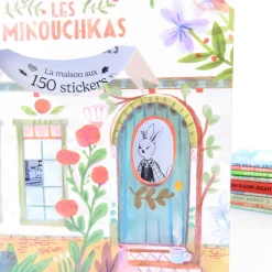 Moulin Roty Minouchkas Colouring & Sticker Book|Cottontails Baby New