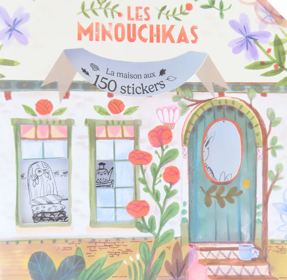 Moulin Roty Minouchkas Colouring & Sticker Book|Cottontails Baby New