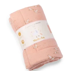 Moulin Roty Pink Swans Baby Quilt 90cm|Cottontails Baby Sale