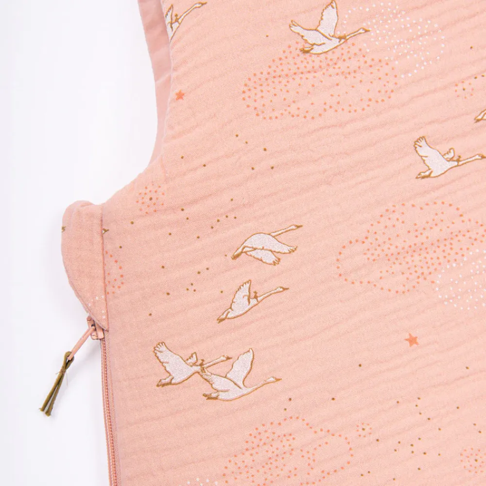 Moulin Roty Pink Swans Baby Sleeping Bag 70cm|Cottontails Baby Online