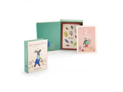 Moulin Roty Pomme des Bois 'My First 12 Months' card set|Cottontails Baby Hot