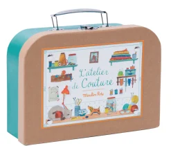 Moulin Roty sewing & knitting suitcase|Cottontails Baby Online