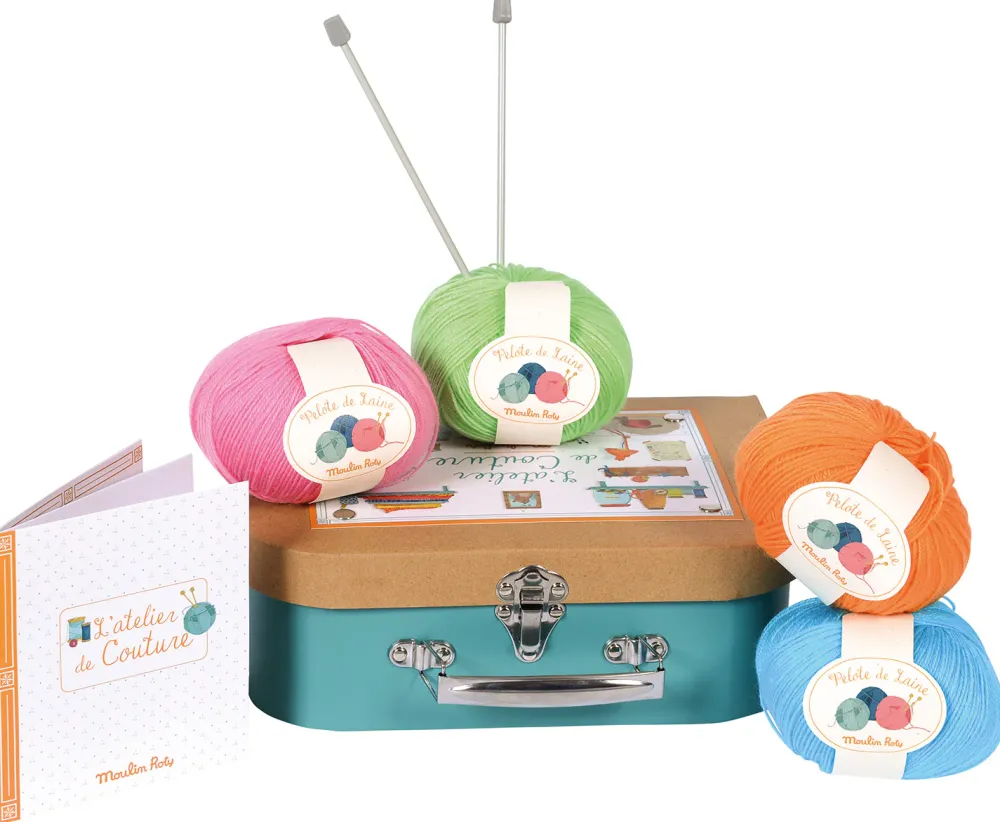Moulin Roty sewing & knitting suitcase|Cottontails Baby Online