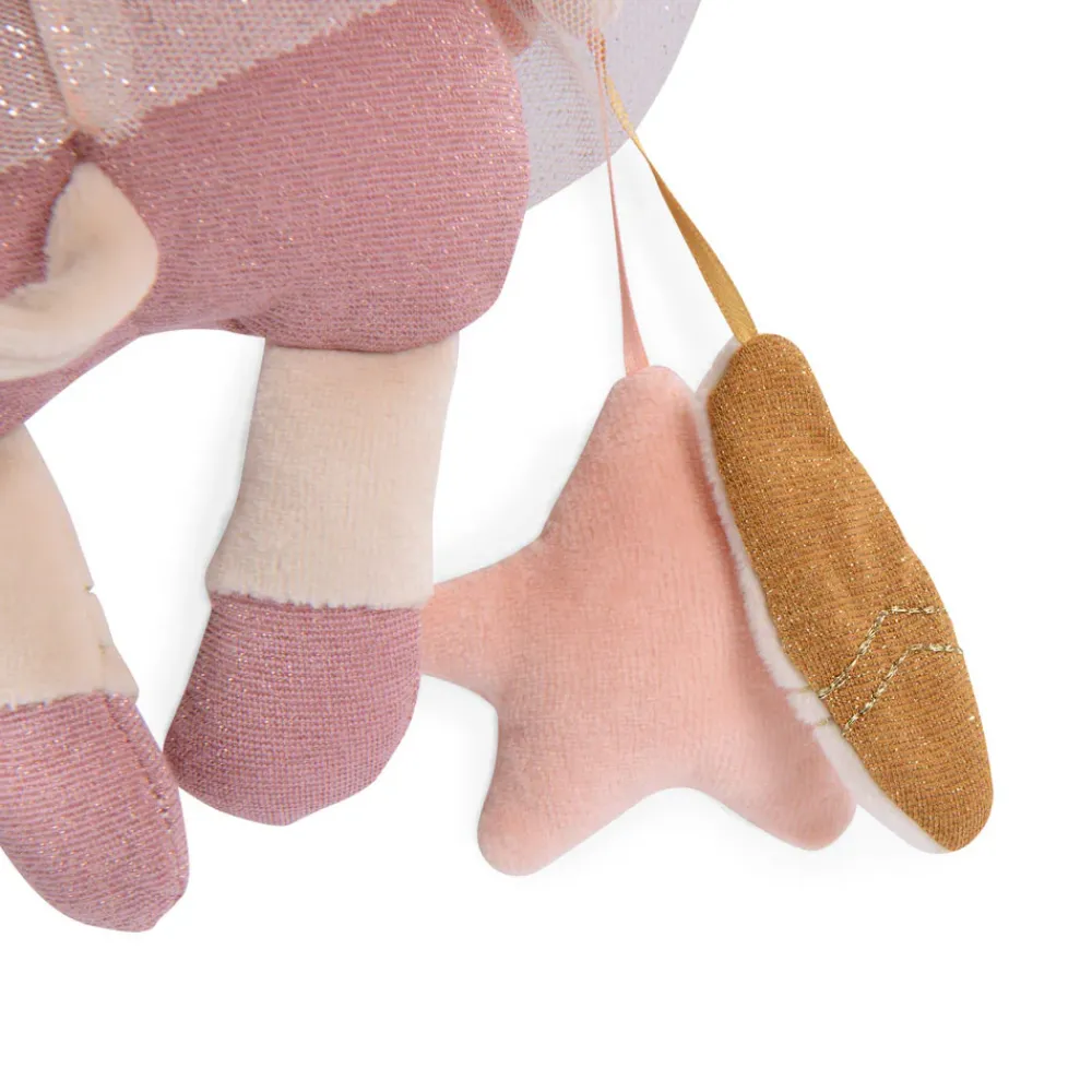 Moulin Roty Soft Pink Activity Mouse|Cottontails Baby New