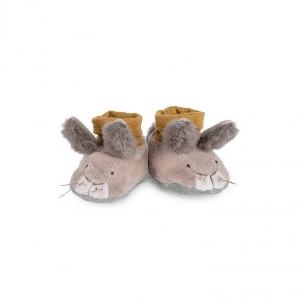 Moulin Roty Three Little Rabbits - baby slippers|Cottontails Baby Sale