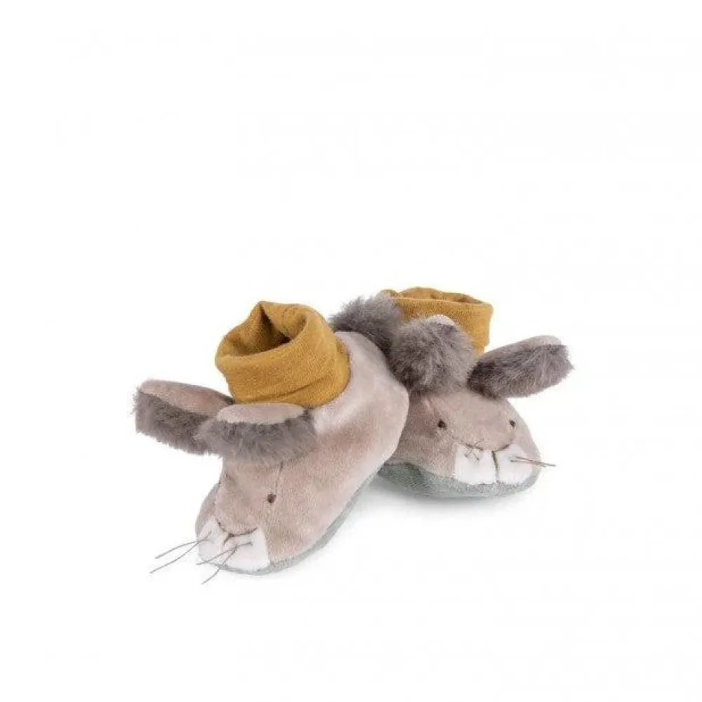 Moulin Roty Three Little Rabbits - baby slippers|Cottontails Baby Sale
