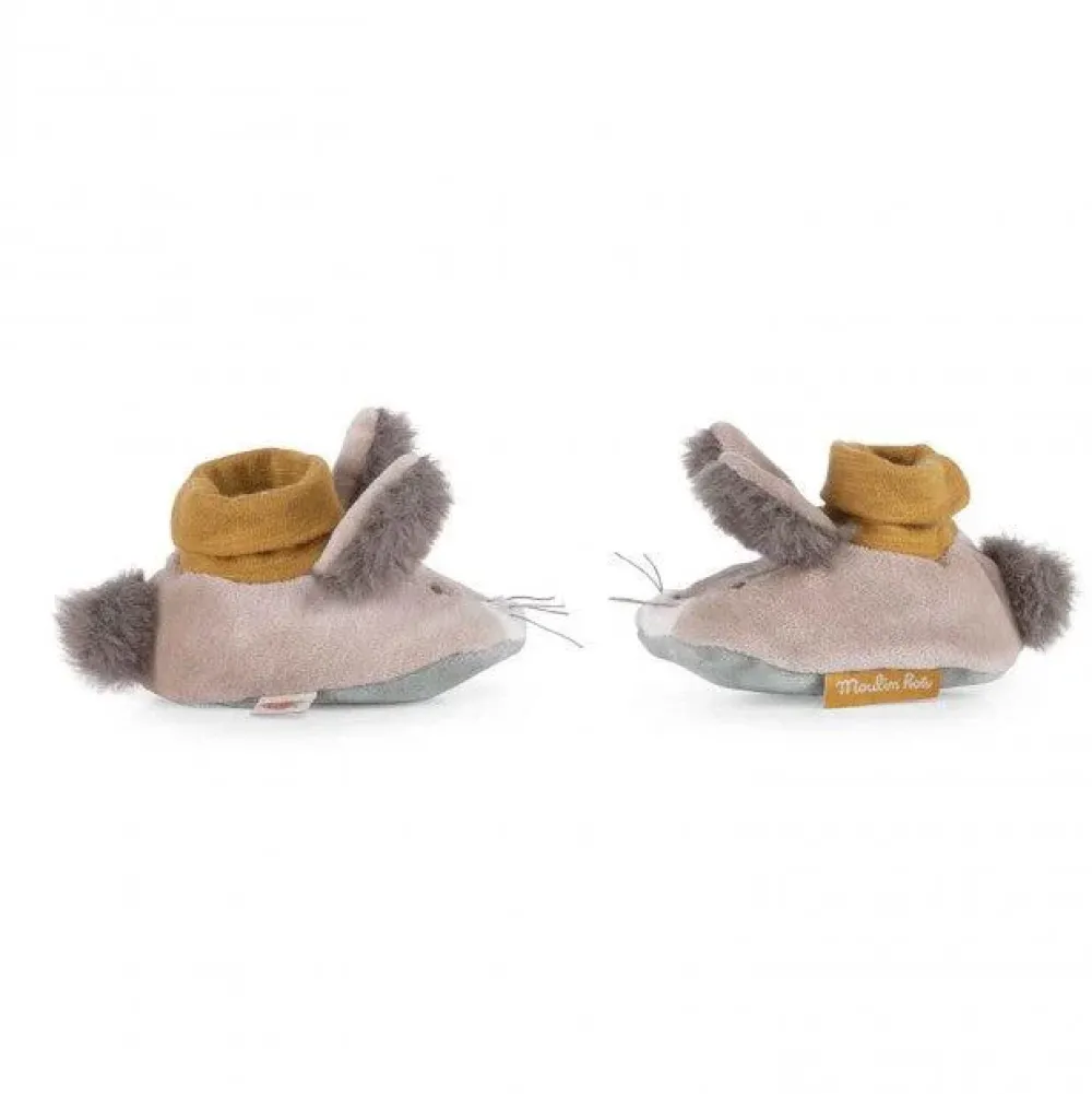 Moulin Roty Three Little Rabbits - baby slippers|Cottontails Baby Sale