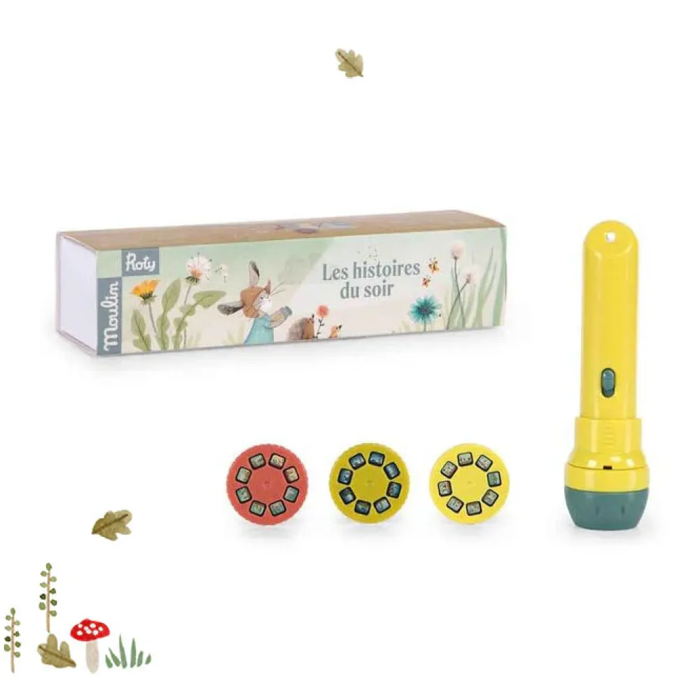 Moulin Roty Three Rabbits Bedtime Story Torch|Cottontails Baby