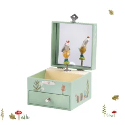 Moulin Roty Three Rabbits Musical Jewellery Box|Cottontails Baby Best