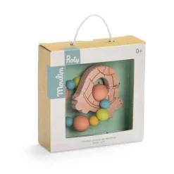 Moulin Roty Tortoise Teether Ring|Cottontails Baby Outlet