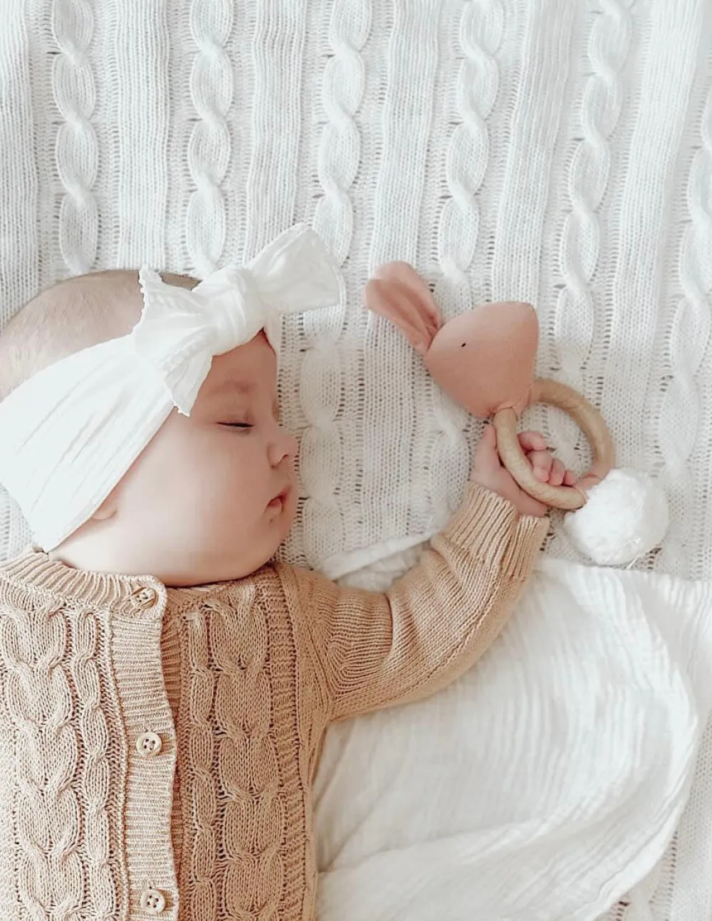 Mr Pickles Rabbit Teething Ring|Cottontails Baby Online