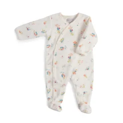 New Baby Gift Set - pretty sleep suit & mouse rattle|Cottontails Baby Best