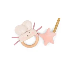 New Baby Gift Set - pretty sleep suit & mouse rattle|Cottontails Baby Best