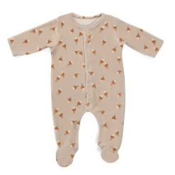 New Baby Gift-wrapped Set - sleep suit, rabbit & radish|Cottontails Baby Online