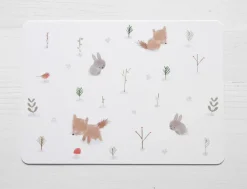 Postcard & Envelope - Fox & Bunny Woodland|Cottontails Baby New