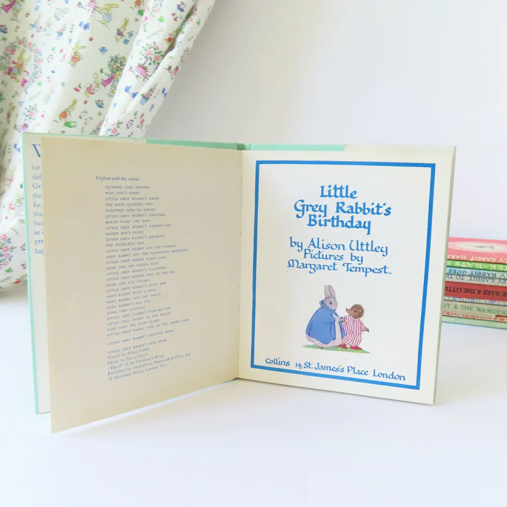 VINTAGE book - Little Grey Rabbit's Birthday (1971)|Cottontails Baby Best