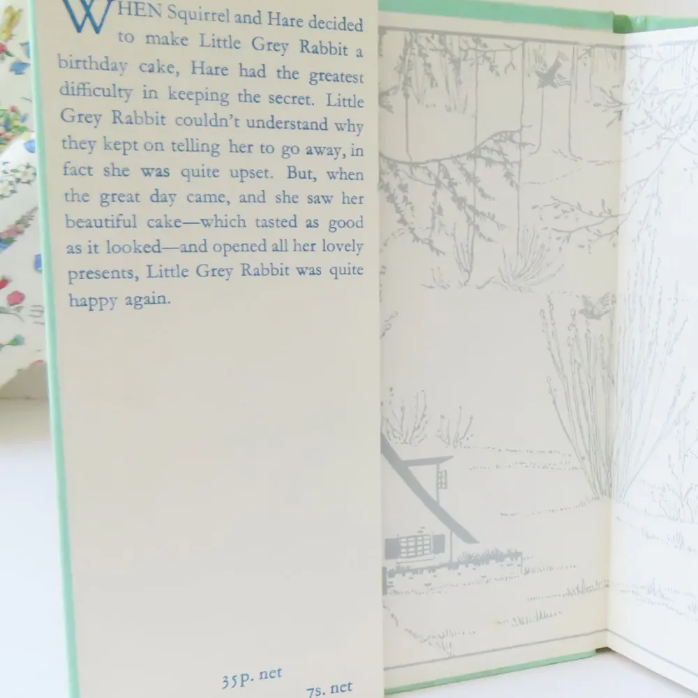 VINTAGE book - Little Grey Rabbit's Birthday (1971)|Cottontails Baby Best