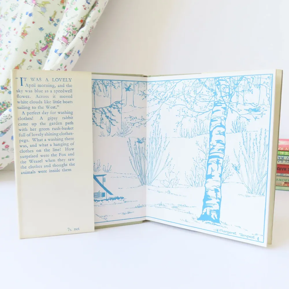 VINTAGE book - Little Grey Rabbit's Washing-Day with DJ (1969)|Cottontails Baby Outlet